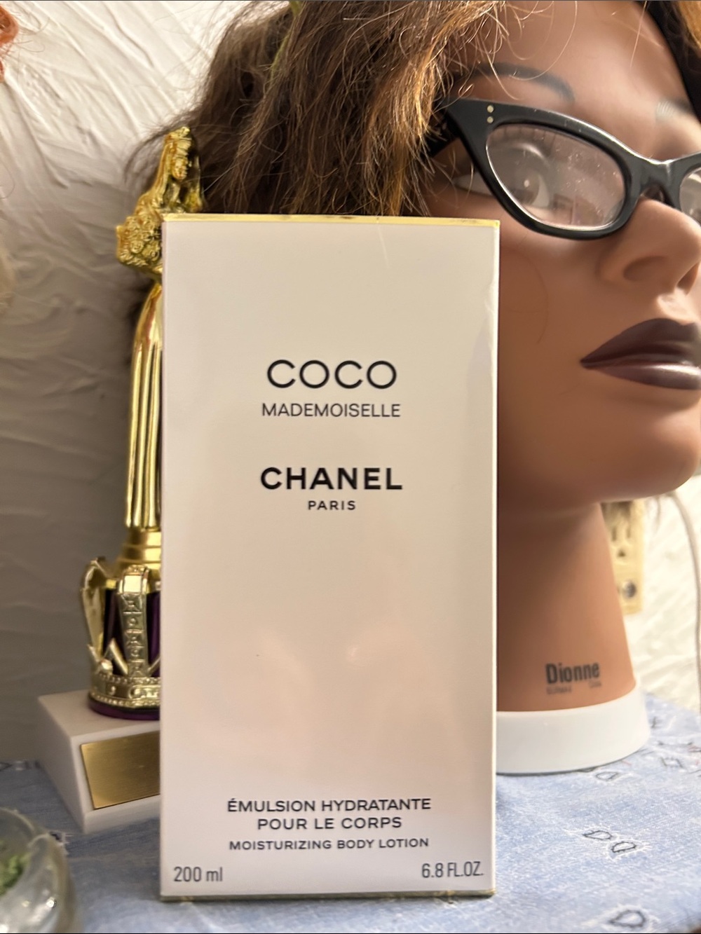 Empty Chanel Paris COCO Mademoiselle Box and Authentic Chanel Charms